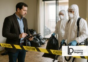 Inquilino que acumula basura