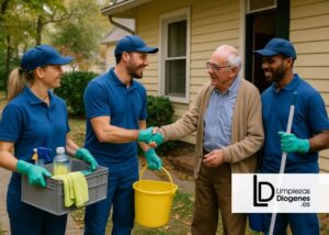 Servicios de limpieza de casas de ancianos